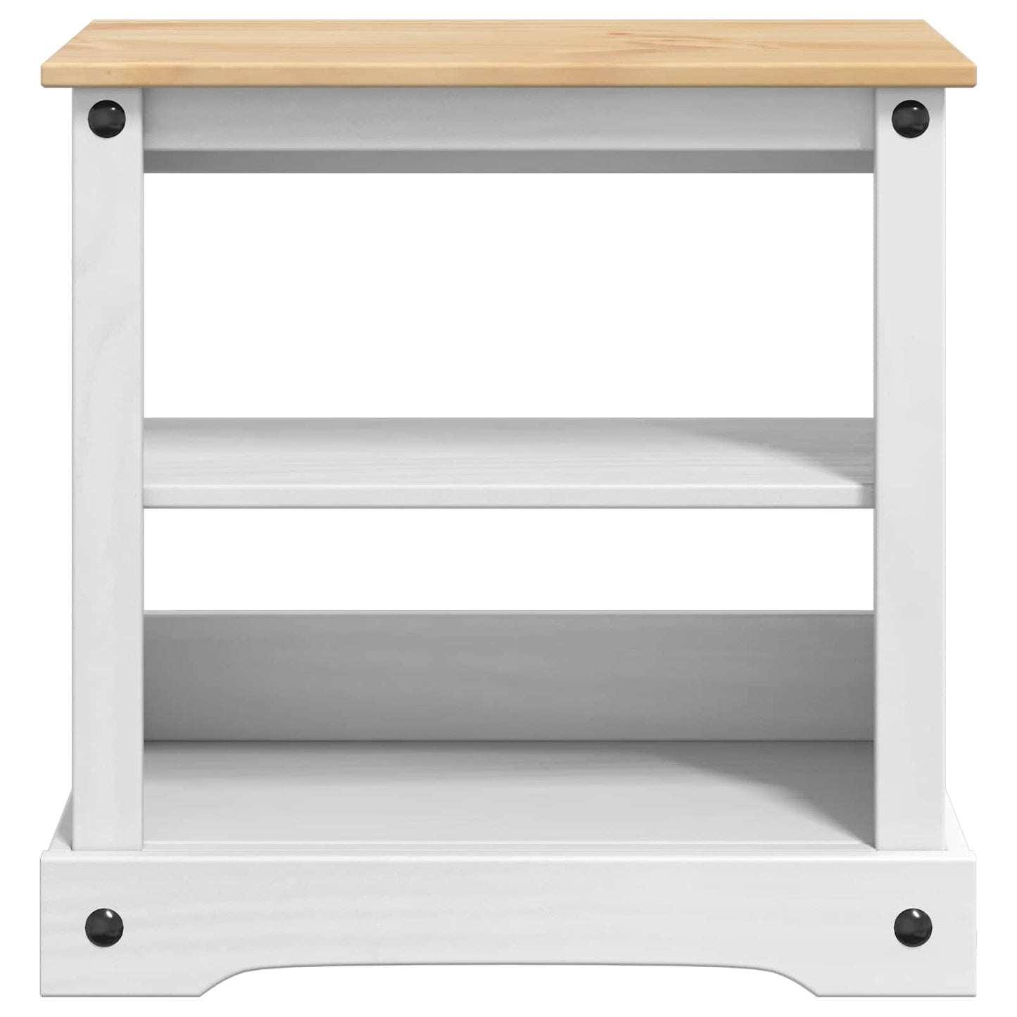vidaXL Aquarium Stand CORONA White and Brown 60.5 x 30 x 60 cm 150 kg 3