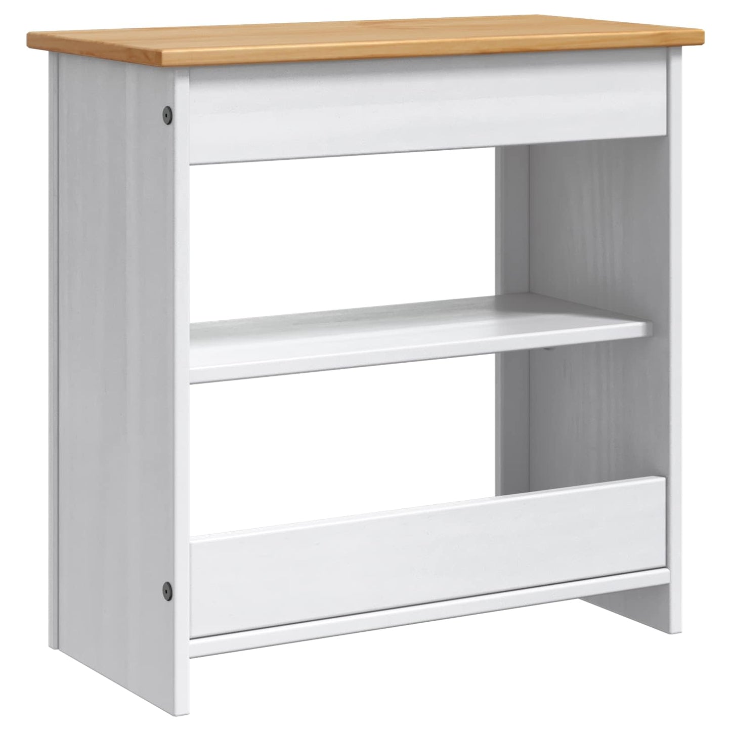 vidaXL Aquarium Stand PANAMA White and Brown 60 x 30 x 60 cm 150 kg 5