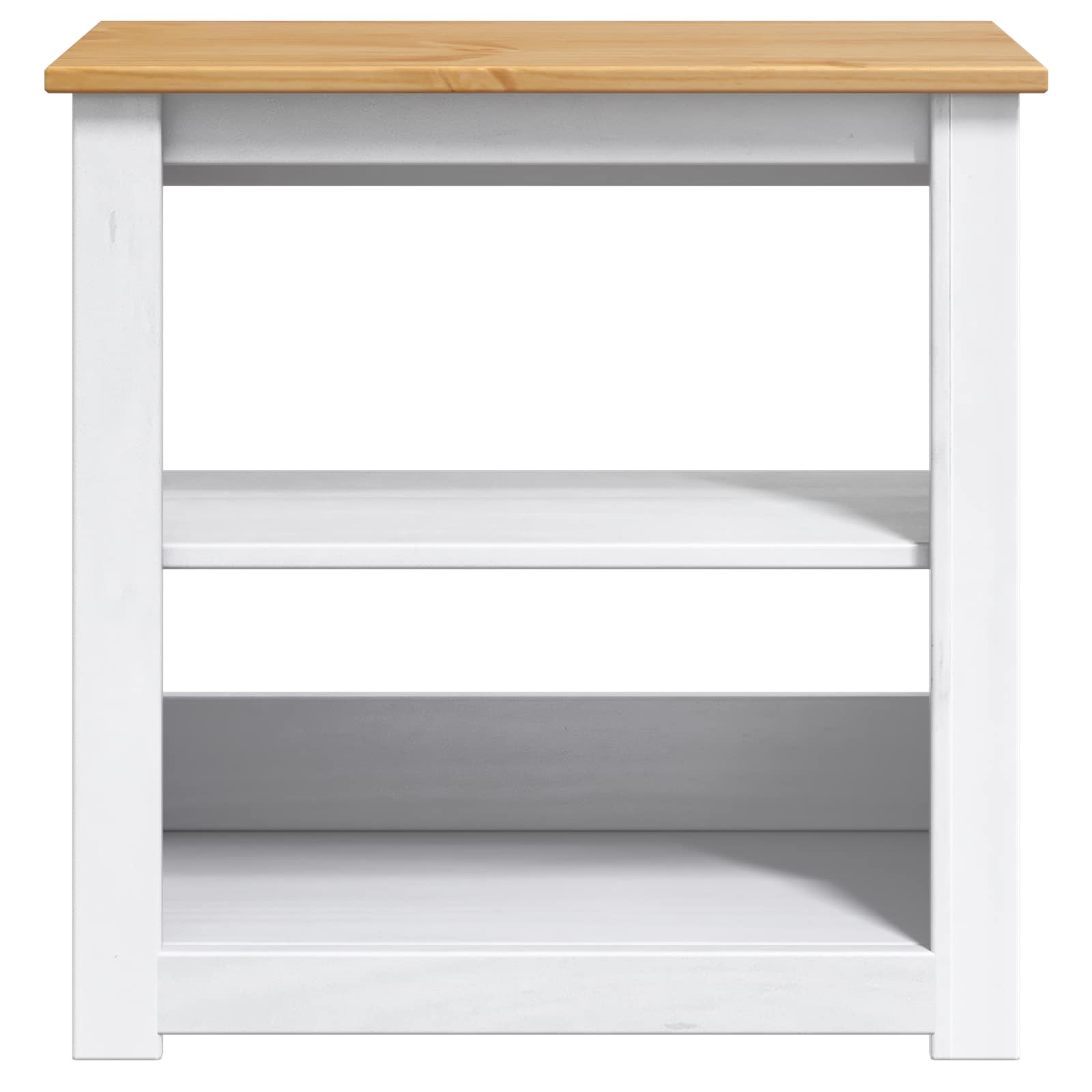 vidaXL Aquarium Stand PANAMA White and Brown 60 x 30 x 60 cm 150 kg 3