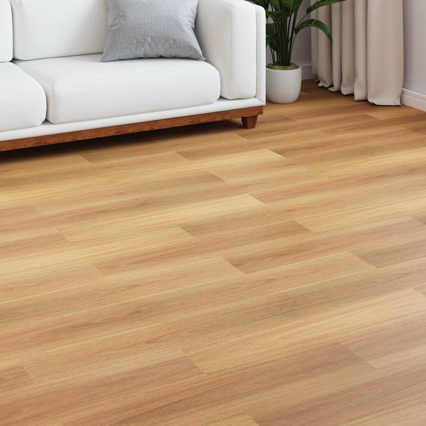 vidaXL Laminate Flooring Dark Walnut 101 x 20 x 0.8 cm 15 pcs 1