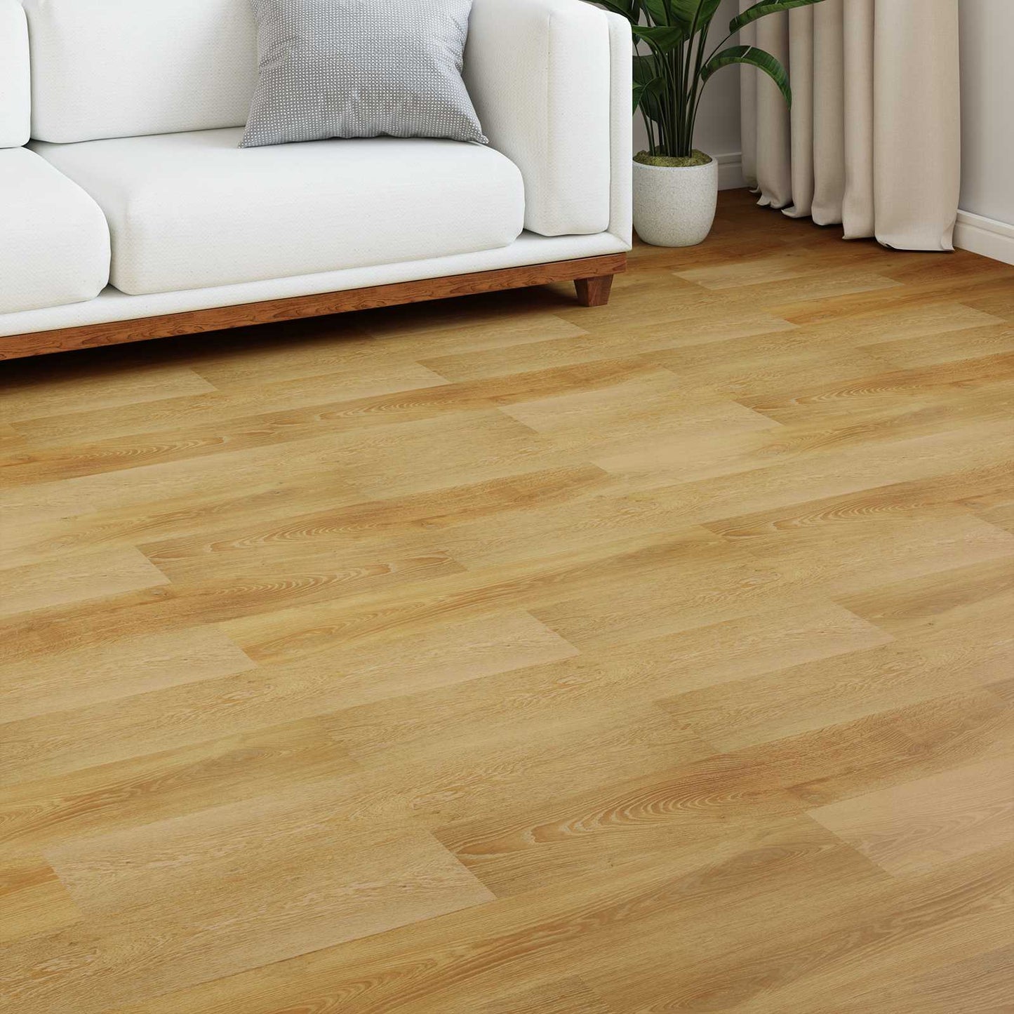 vidaXL Laminate Flooring Golden Brown 101 x 20 x 0.8 cm 15 pcs 1