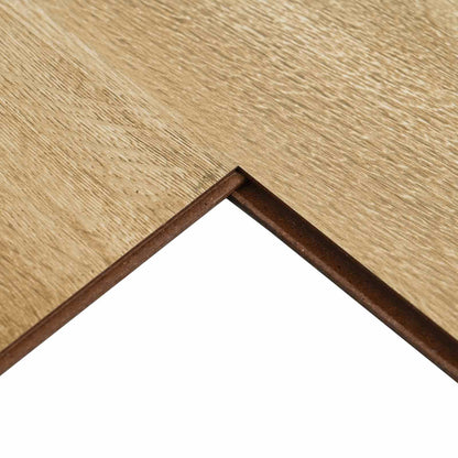 vidaXL Laminate Flooring Rustic Brown 101 x 20 x 0.8 cm 15 pcs 3