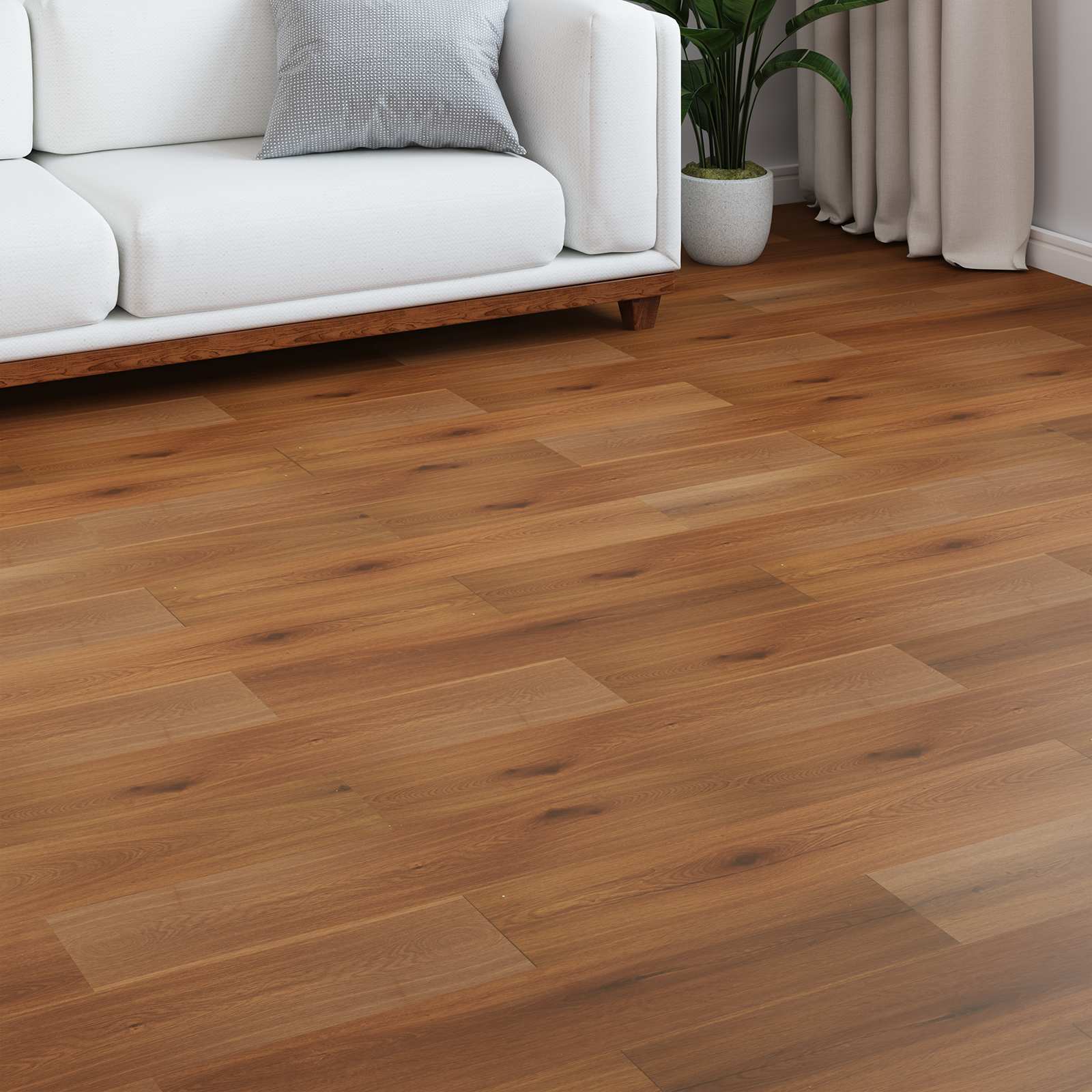 vidaXL Laminate Flooring Golden Yellow 101 x 20 x 0.8 cm 15 pcs 1