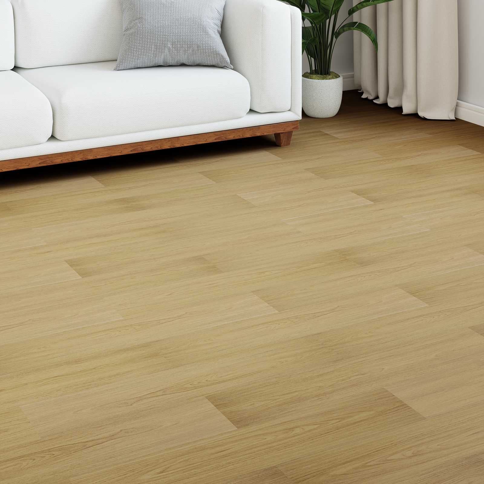 vidaXL Laminate Flooring Pale Cream 101 x 20 x 0.8 cm 15 pcs 1