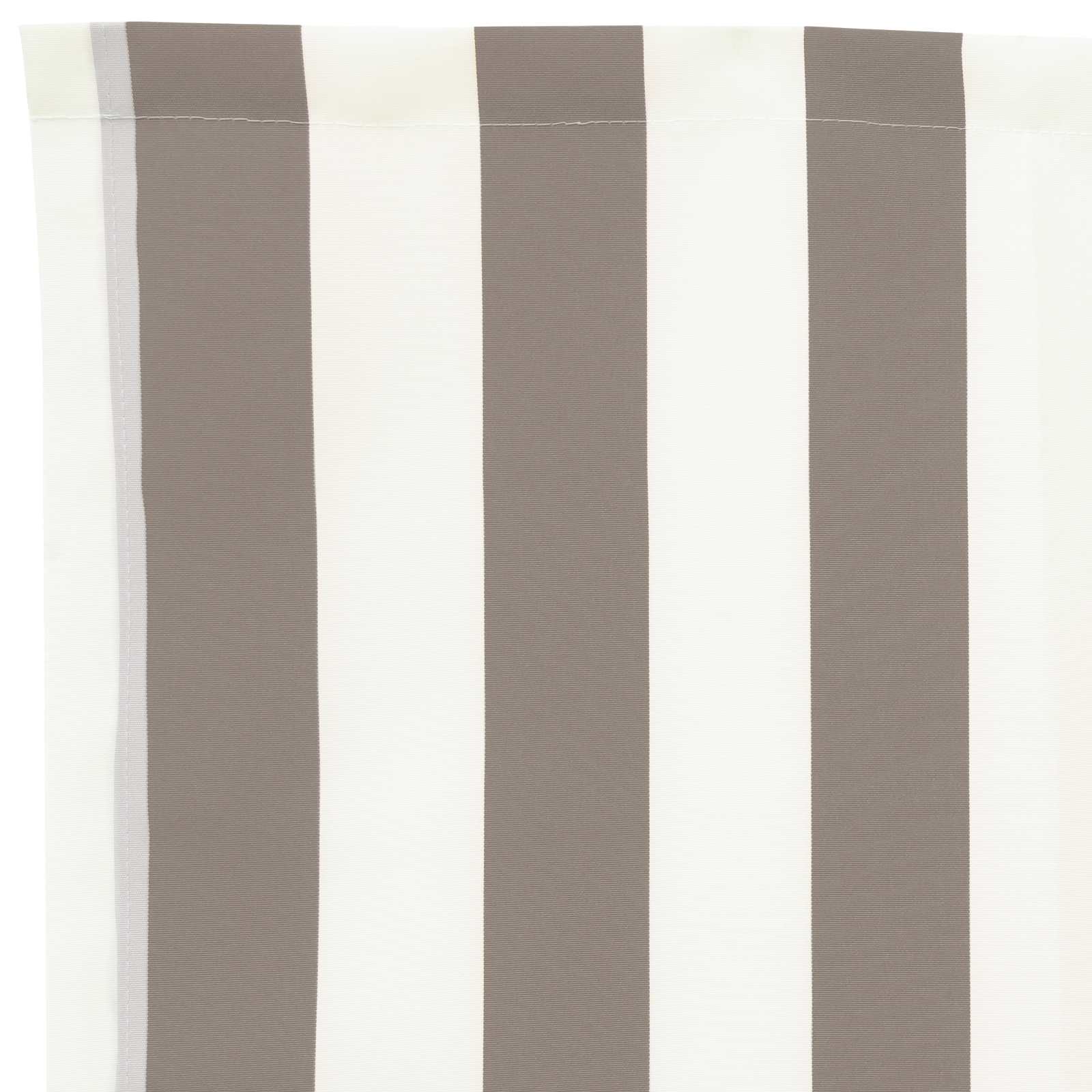 vidaXL Awning Canopy Replacement for 3.5x2 m Light Grey&White Stripe 6