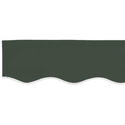 vidaXL Awning Canopy Replacement for 3.5x2 m Dark Green Polyester 5