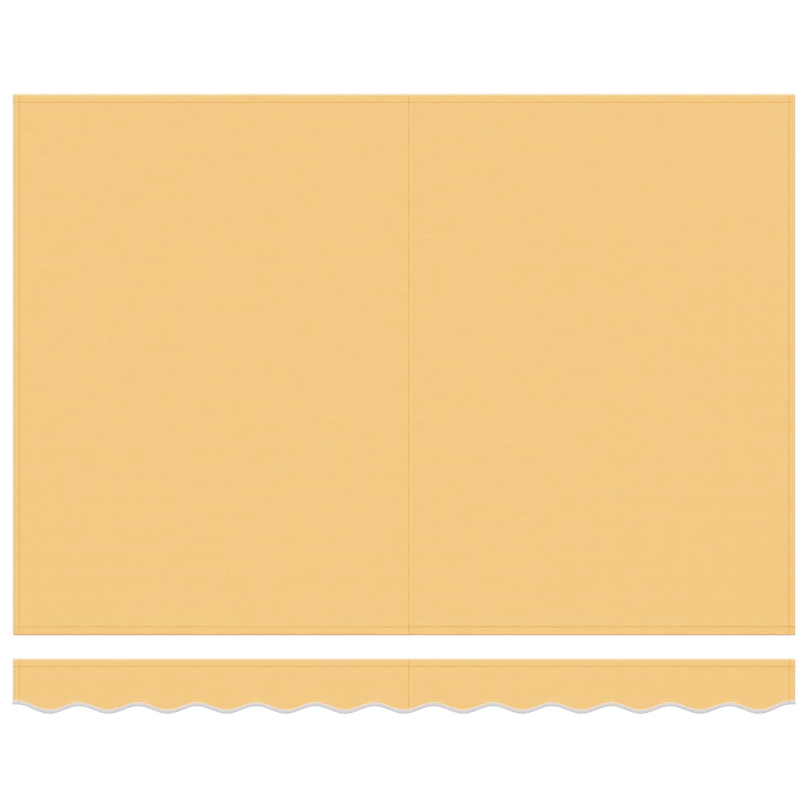 vidaXL Awning Canopy Replacement for 4x3.5 m Sand Polyester 4
