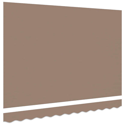 vidaXL Awning Canopy Replacement for 4x3.5 m Taupe Polyester 3
