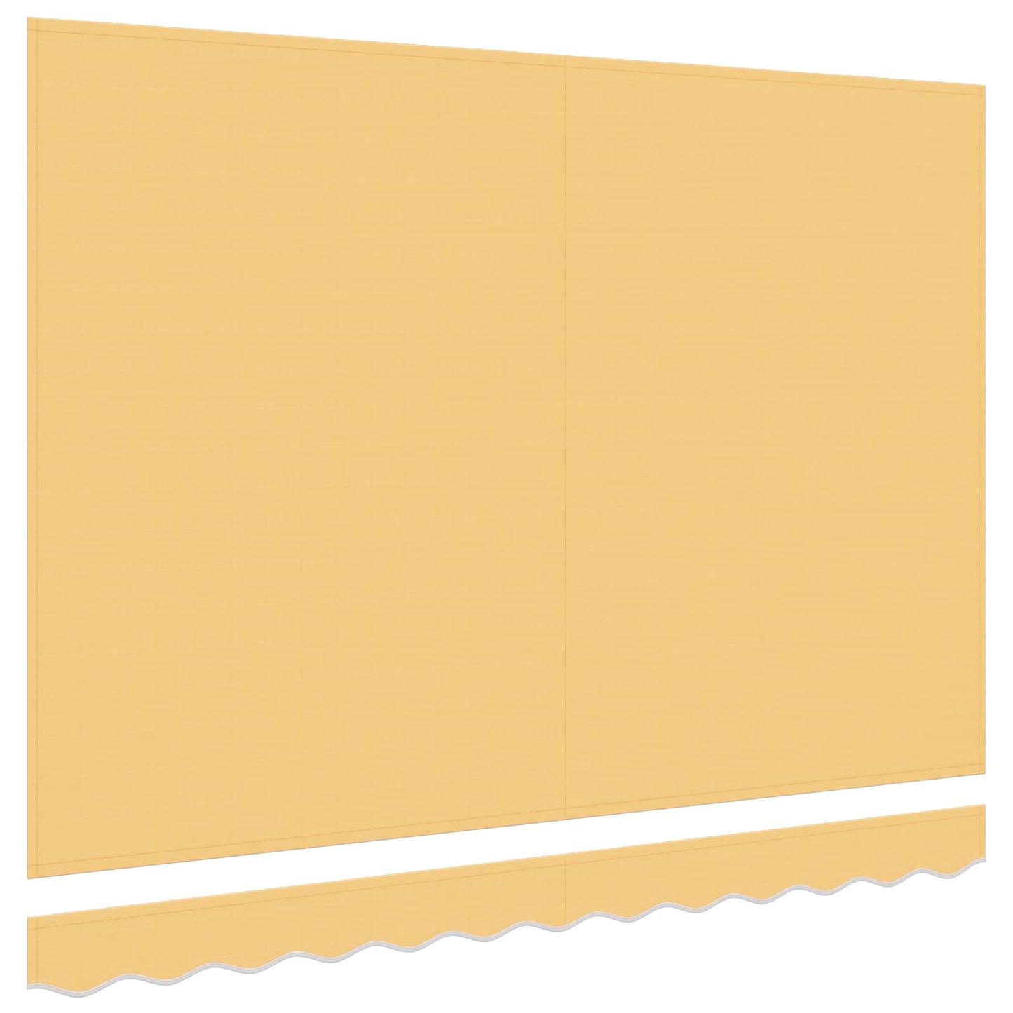 vidaXL Awning Canopy Replacement for 4.5x3 m Sand Polyester 3