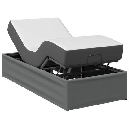 Electric Adjustable Bed Frame Steel Dark grey