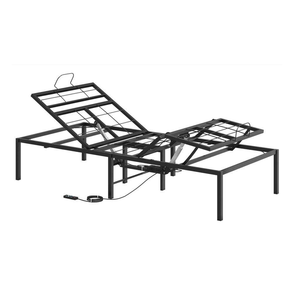 Electric Adjustable Bed Frame Black 200 x 70 x 33.5 cm Steel 80 x 200 cm