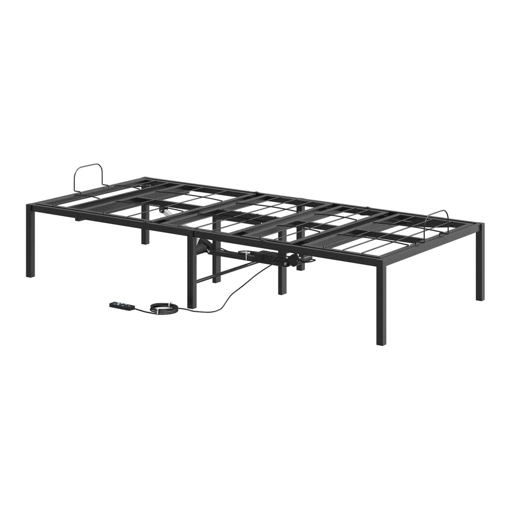 Electric Adjustable Bed Frame Black 200 x 70 x 33.5 cm Steel 80 x 200 cm