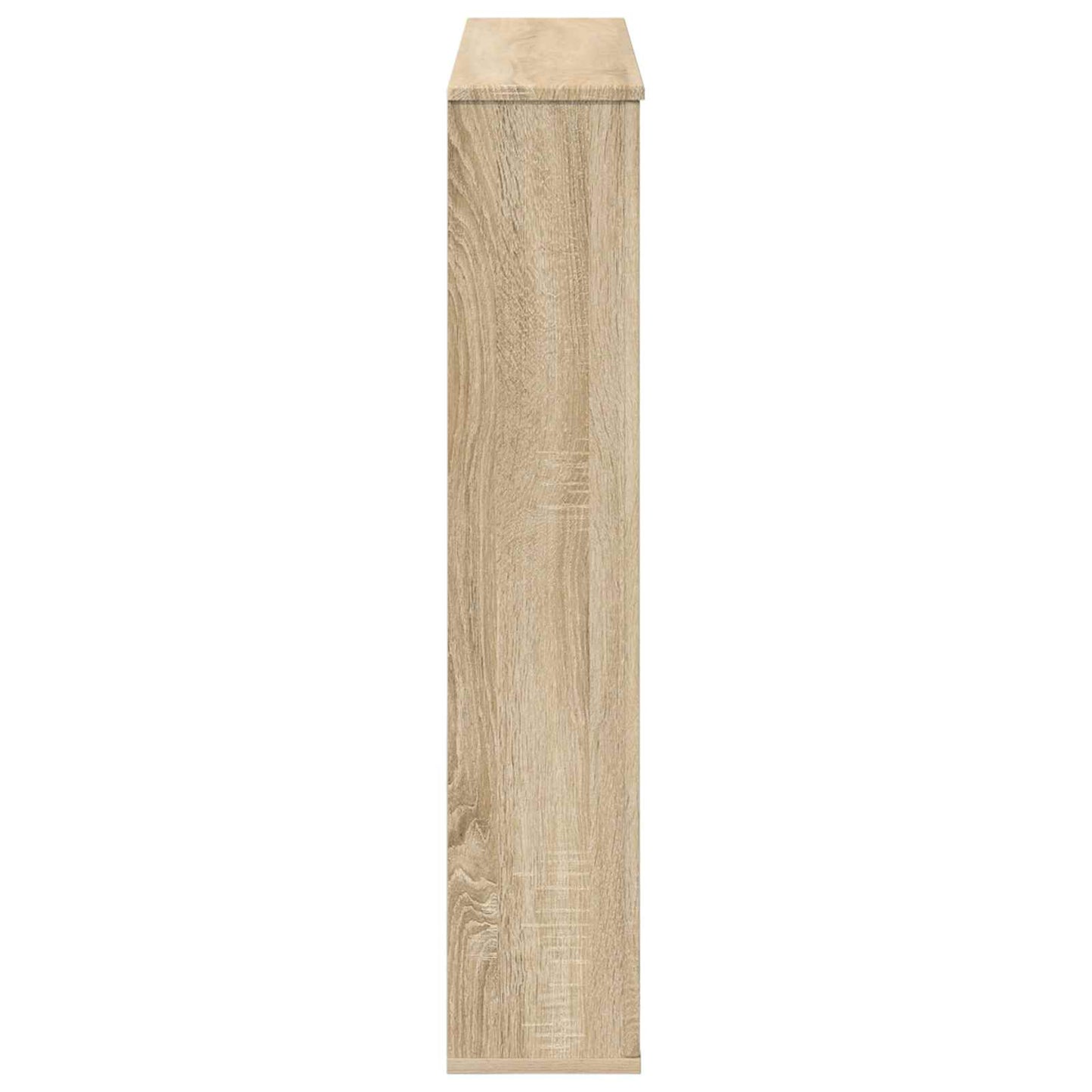 vidaXL Fireplace Surround Sonoma Oak 100 x 20 x 100 cm Engineered Wood 5