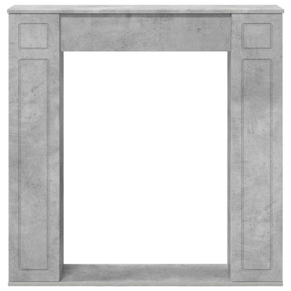 vidaXL Fireplace Surround Concrete Grey 100 x 20 x 100 cm 4