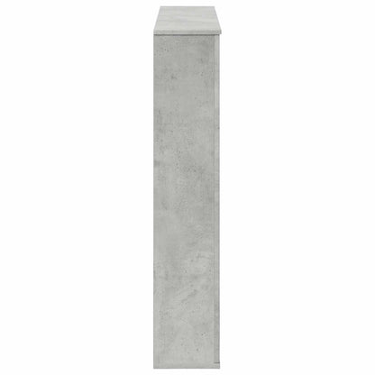 vidaXL Fireplace Surround Concrete Grey 100 x 20 x 100 cm 5