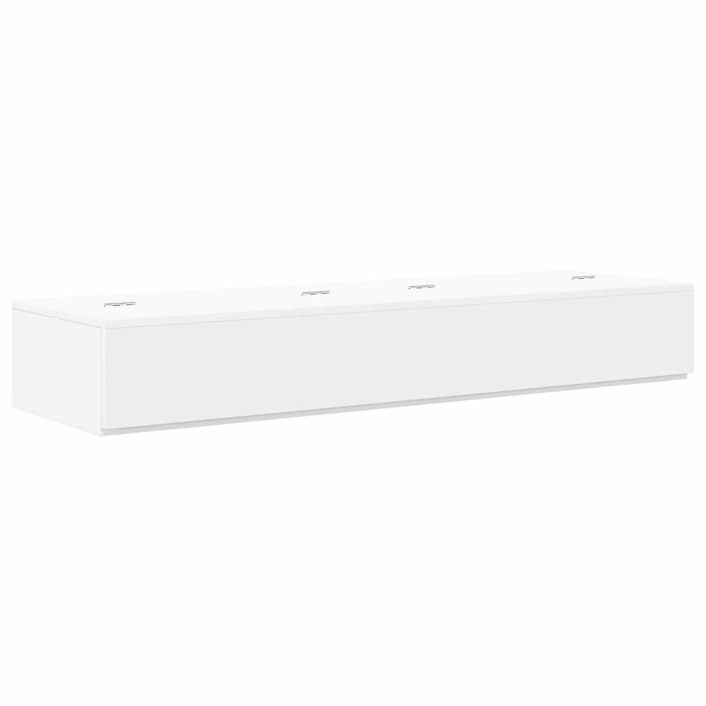 vidaXL Studio Desk White 152 x 40 x 19.5 cm Engineered Wood 2