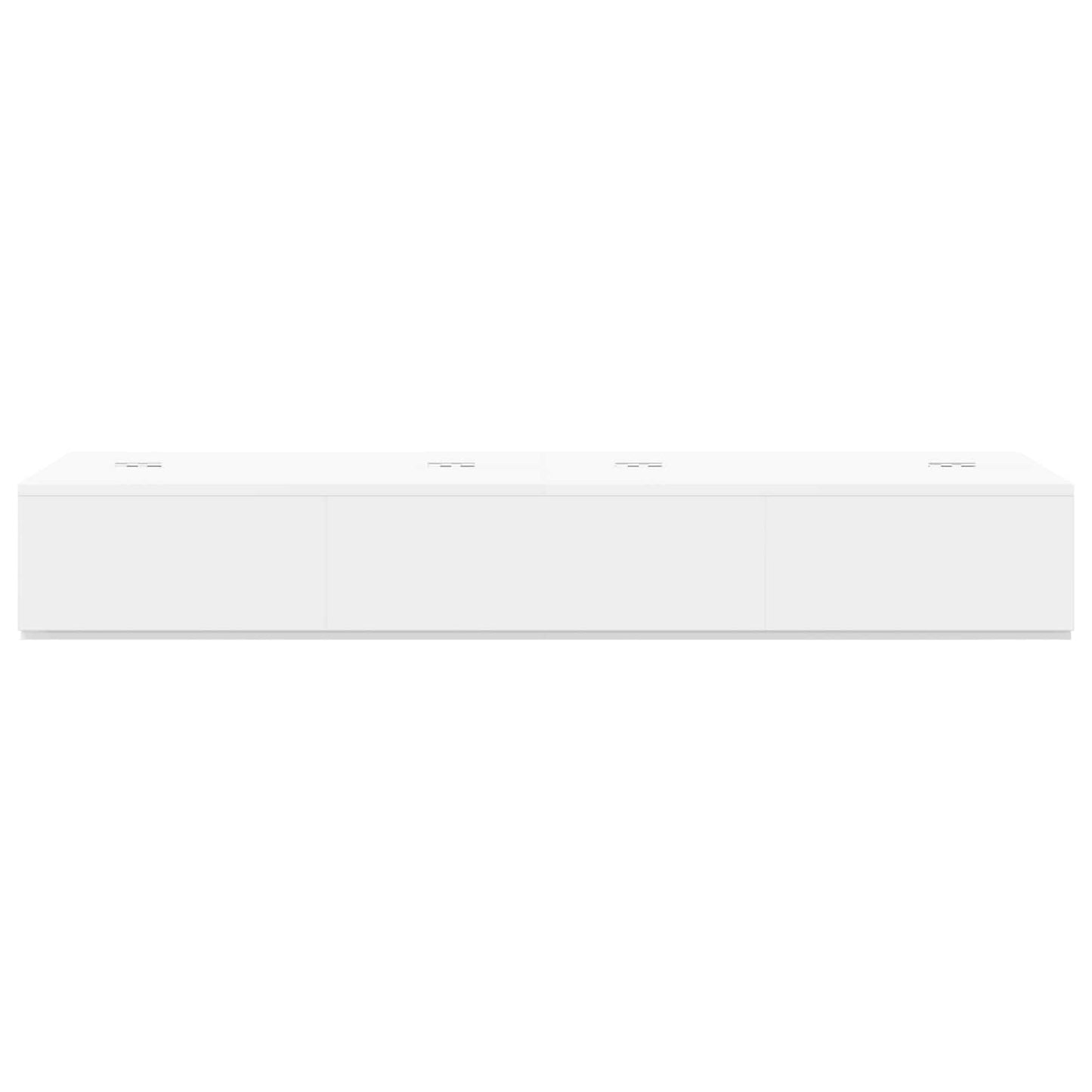 vidaXL Studio Desk White 152 x 40 x 19.5 cm Engineered Wood 5