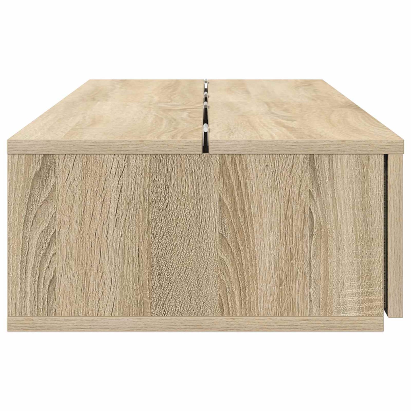 vidaXL Studio Desk Sonoma Oak 152 x 40 x 19.5 cm Engineered Wood 6