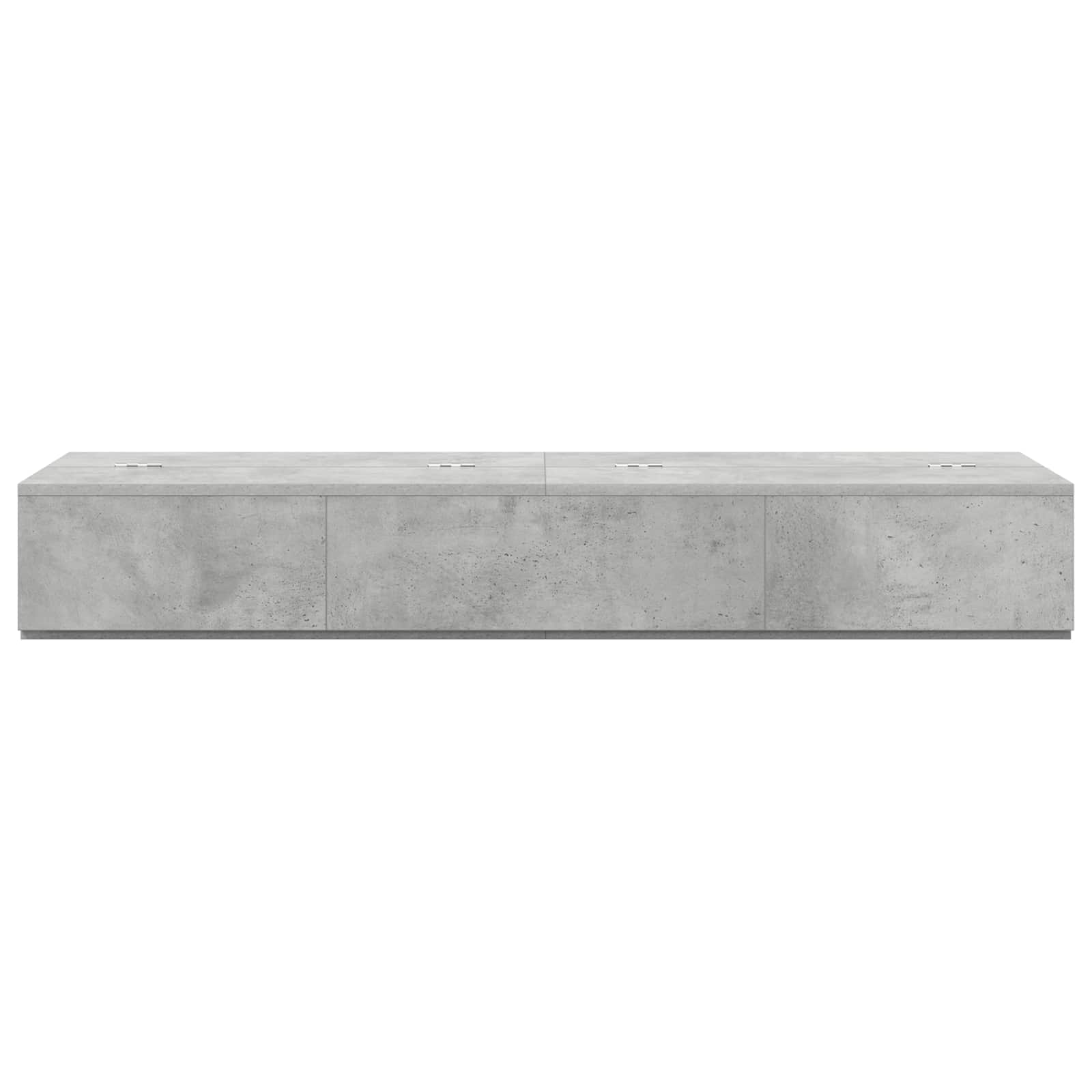vidaXL Studio Desk Concrete Grey 152 x 40 x 19.5 cm Engineered Wood 5