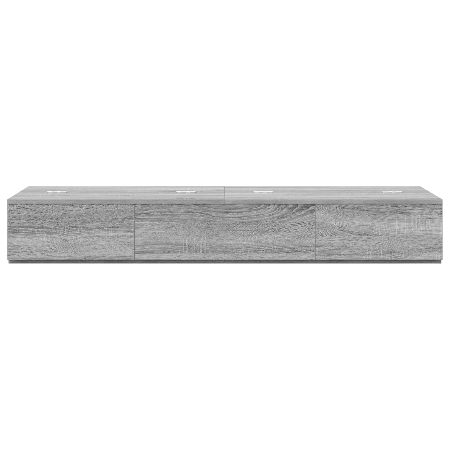 vidaXL Studio Desk Grey Sonoma 152 x 40 x 19.5 cm Engineered Wood 5