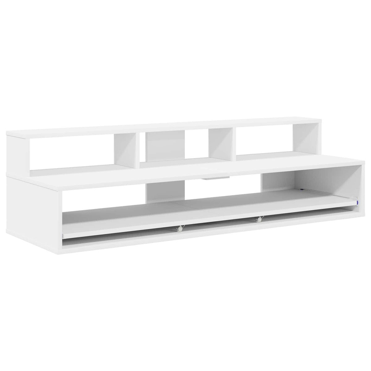 Studio Desk Engineered Wood 130 x 42.5 x 36 cm White