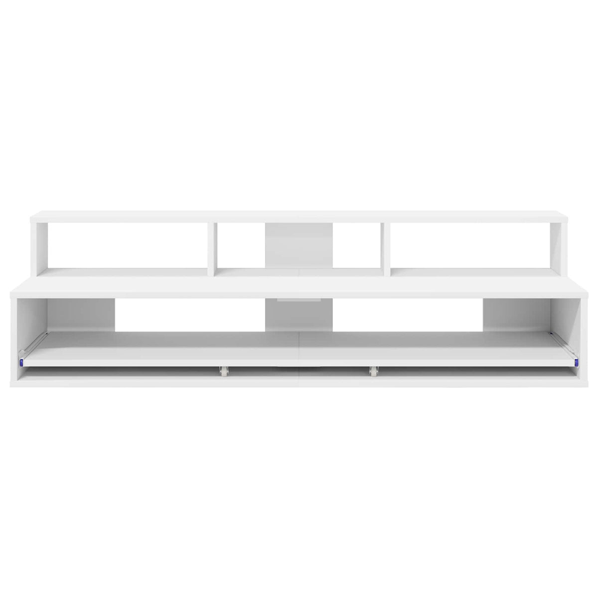 Studio Desk Engineered Wood 130 x 42.5 x 36 cm White