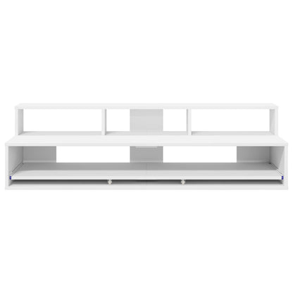 Studio Desk Engineered Wood 130 x 42.5 x 36 cm White