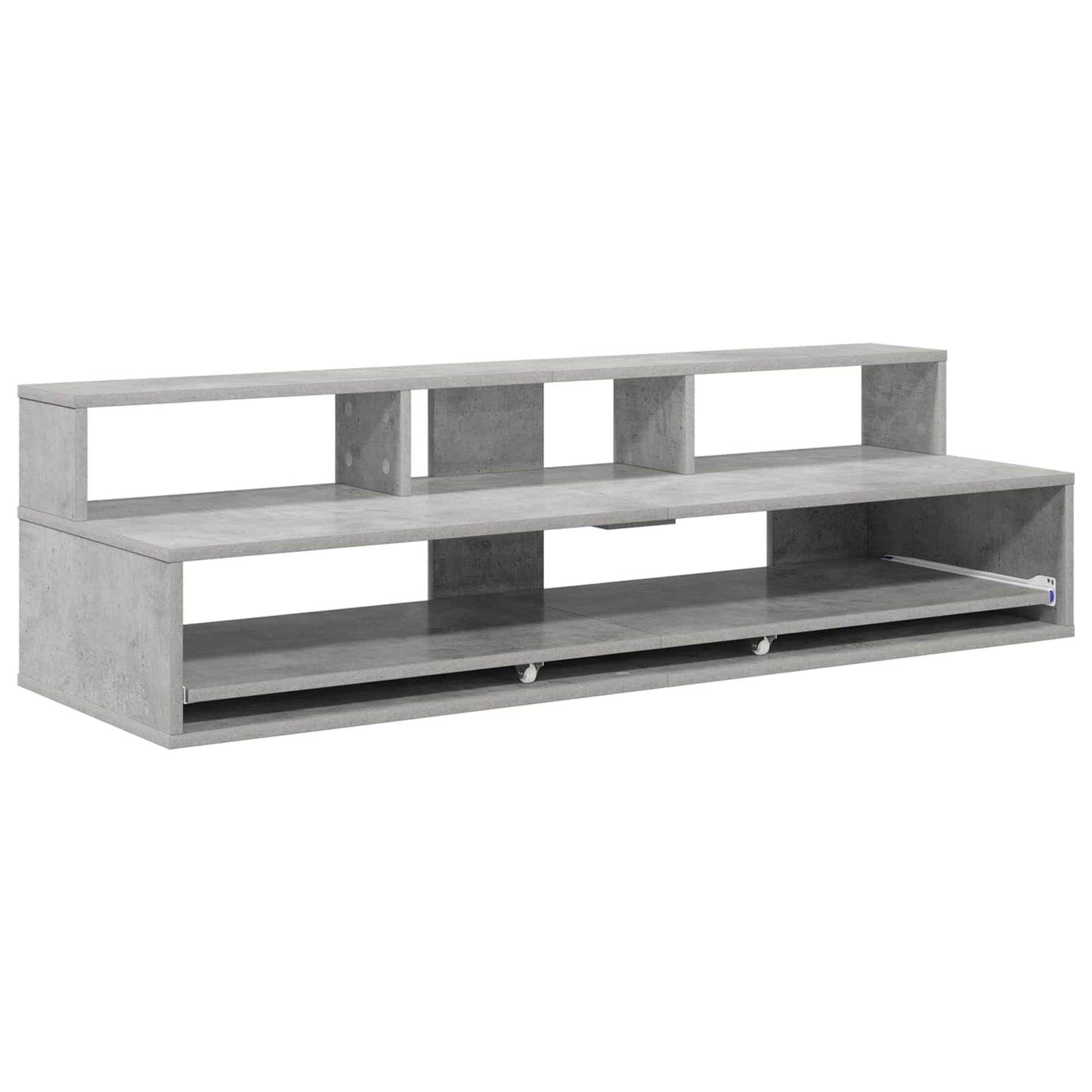 vidaXL Studio Desk Concrete Grey 110 x 42.5 x 36 cm Engineered Wood 2
