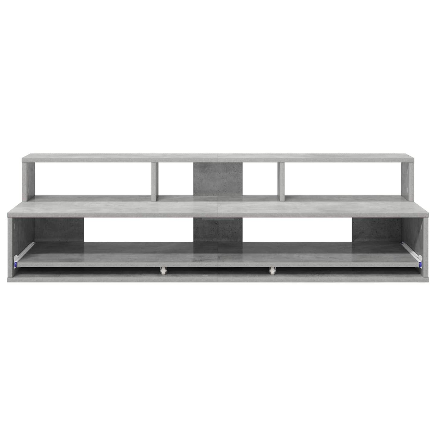 vidaXL Studio Desk Concrete Grey 110 x 42.5 x 36 cm Engineered Wood 5