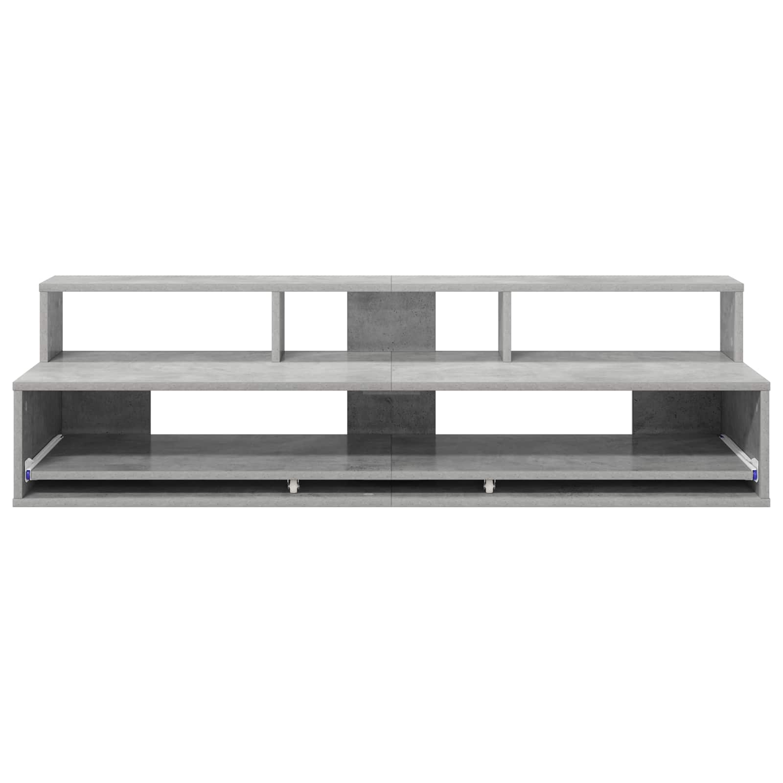 vidaXL Studio Desk Concrete Grey 110 x 42.5 x 36 cm Engineered Wood 5