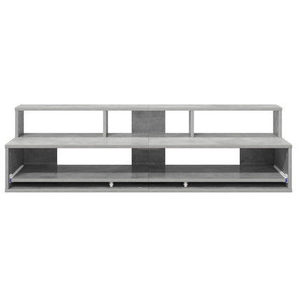 vidaXL Studio Desk Concrete Grey 110 x 42.5 x 36 cm Engineered Wood 5
