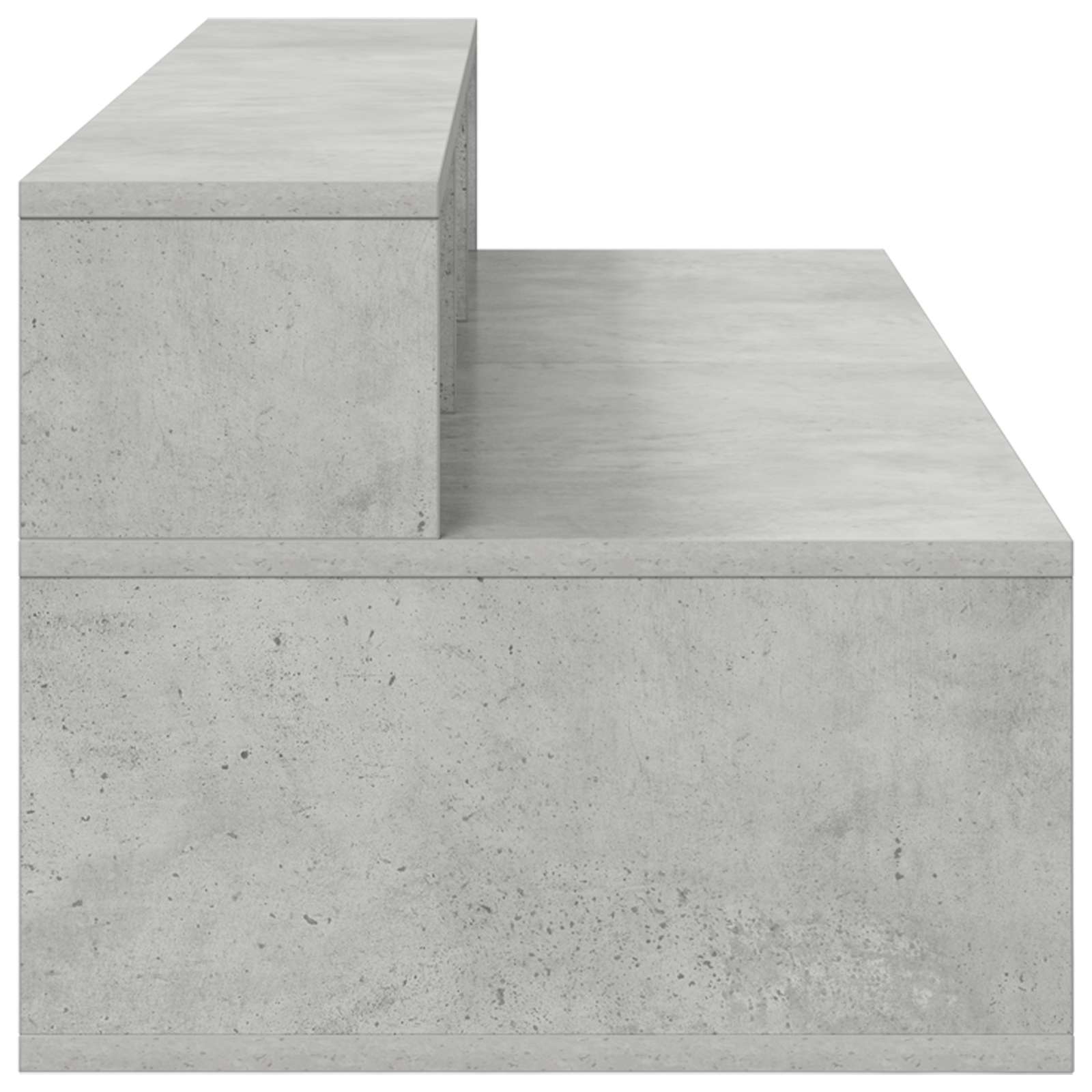vidaXL Studio Desk Concrete Grey 110 x 42.5 x 36 cm Engineered Wood 6