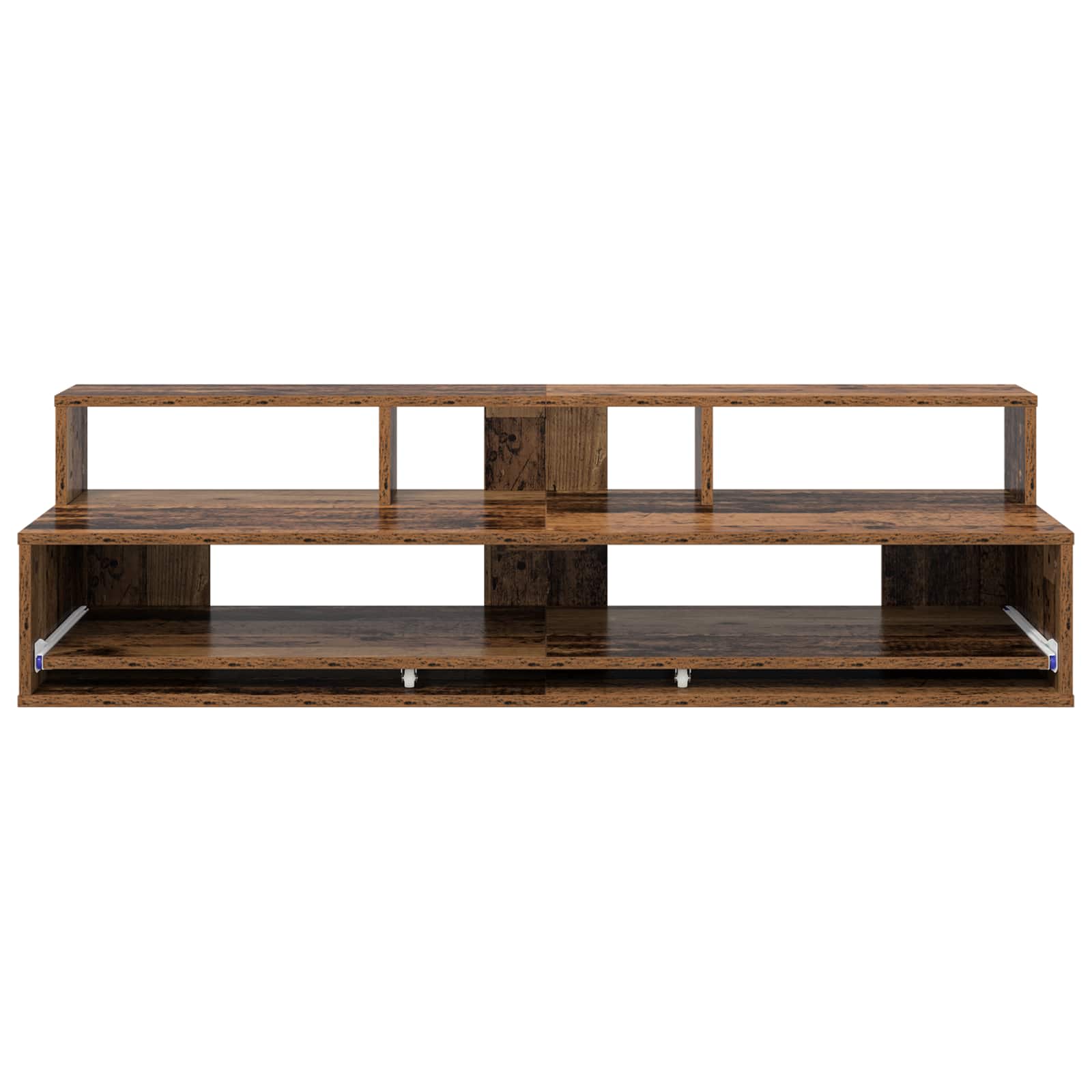 vidaXL Studio Desk Oak Wood 110 x 42.5 x 36 cm Engineered Wood 5