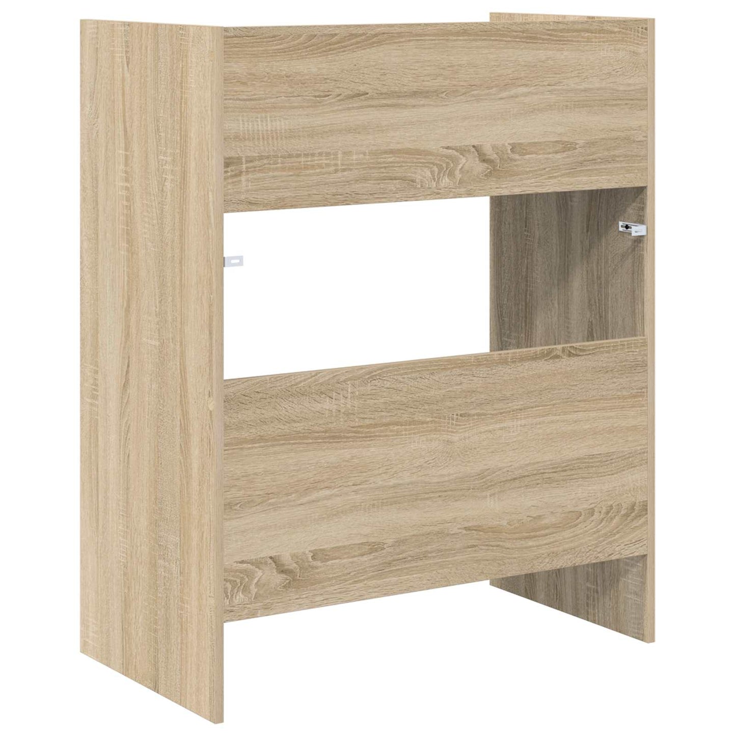 vidaXL DJ Table Sonoma Oak 102 x 45 x 102 cm Engineered Wood 6