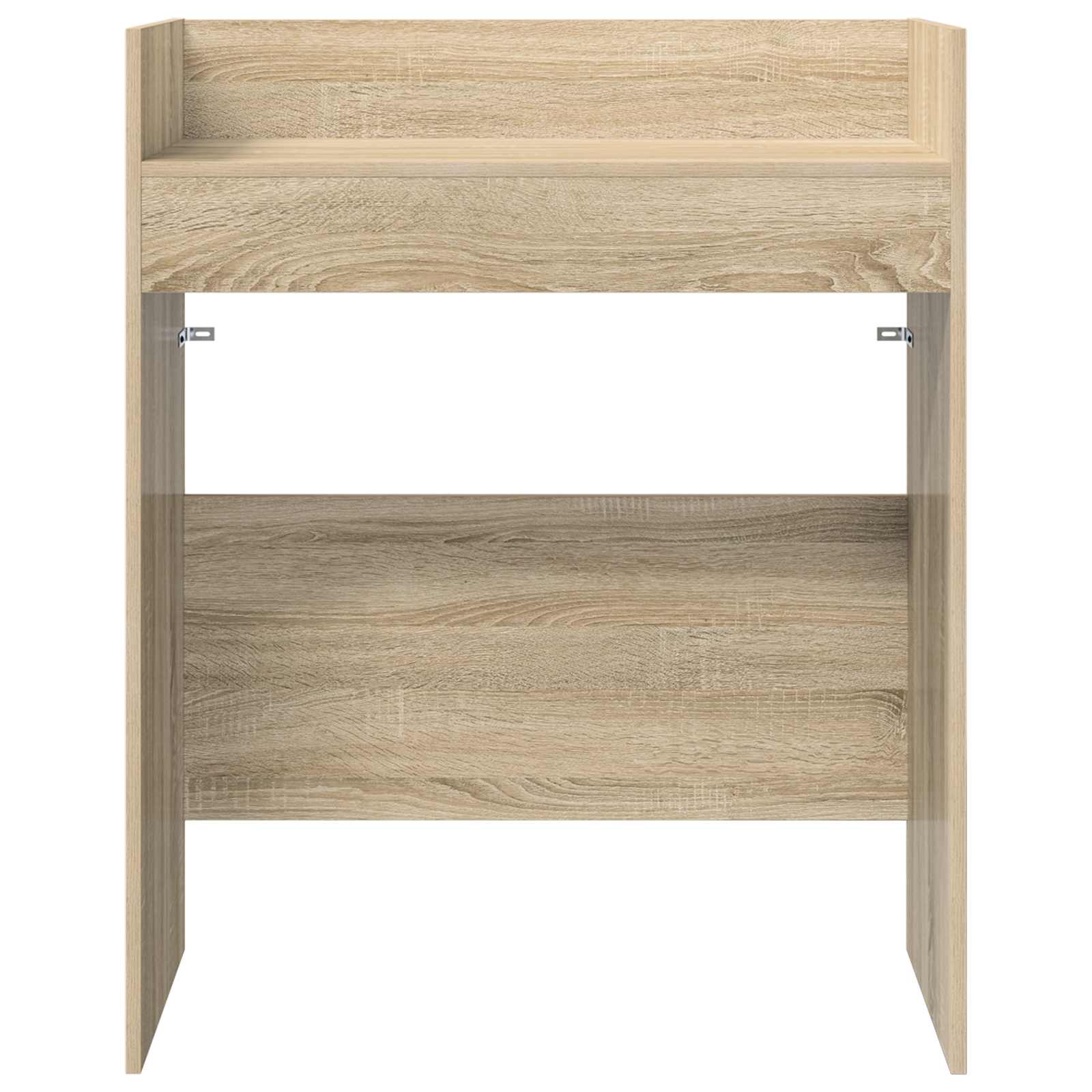 vidaXL DJ Table Sonoma Oak 102 x 45 x 102 cm Engineered Wood 4