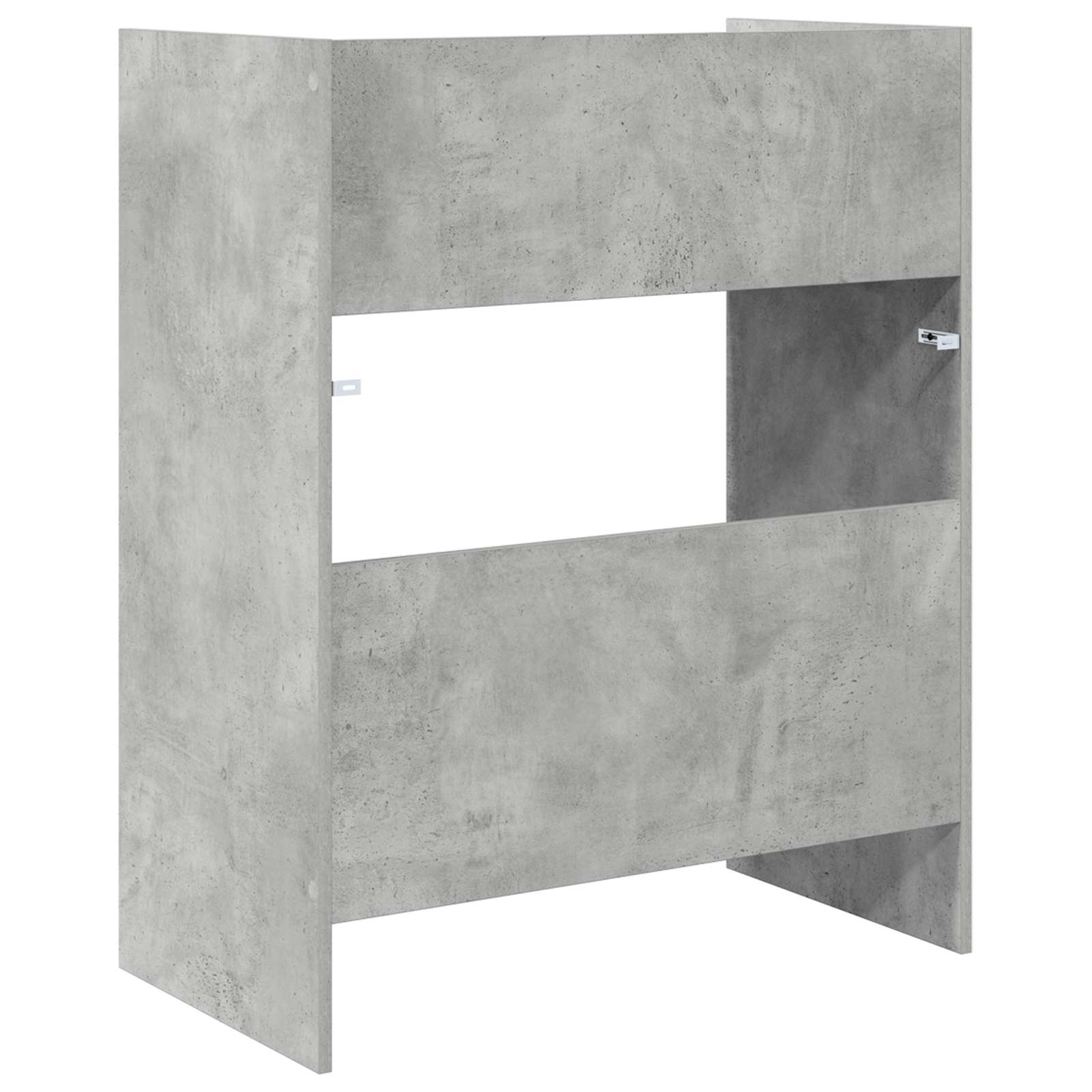 vidaXL DJ Table Concrete Grey 102 x 45 x 102 cm Engineered Wood 6