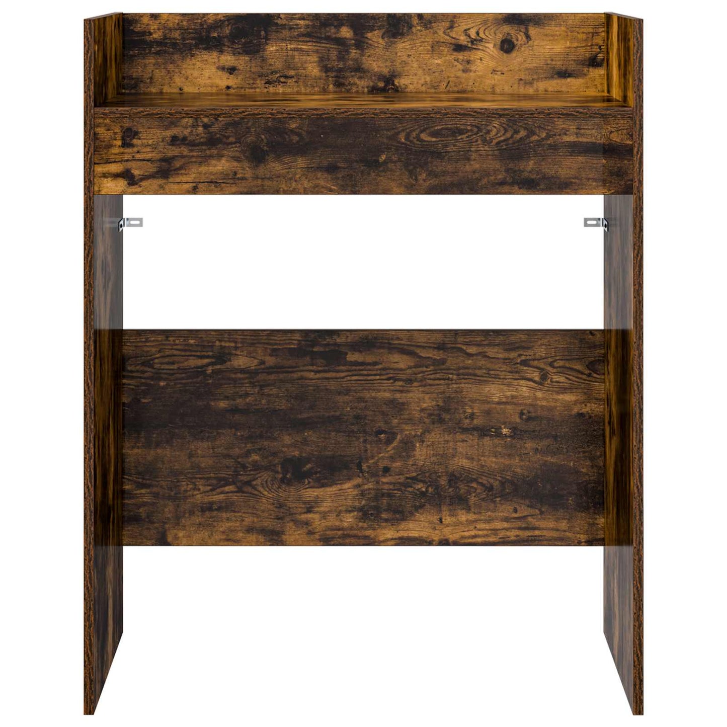 vidaXL DJ Table Smoked Oak 102 x 45 x 102 cm Engineered Wood 4