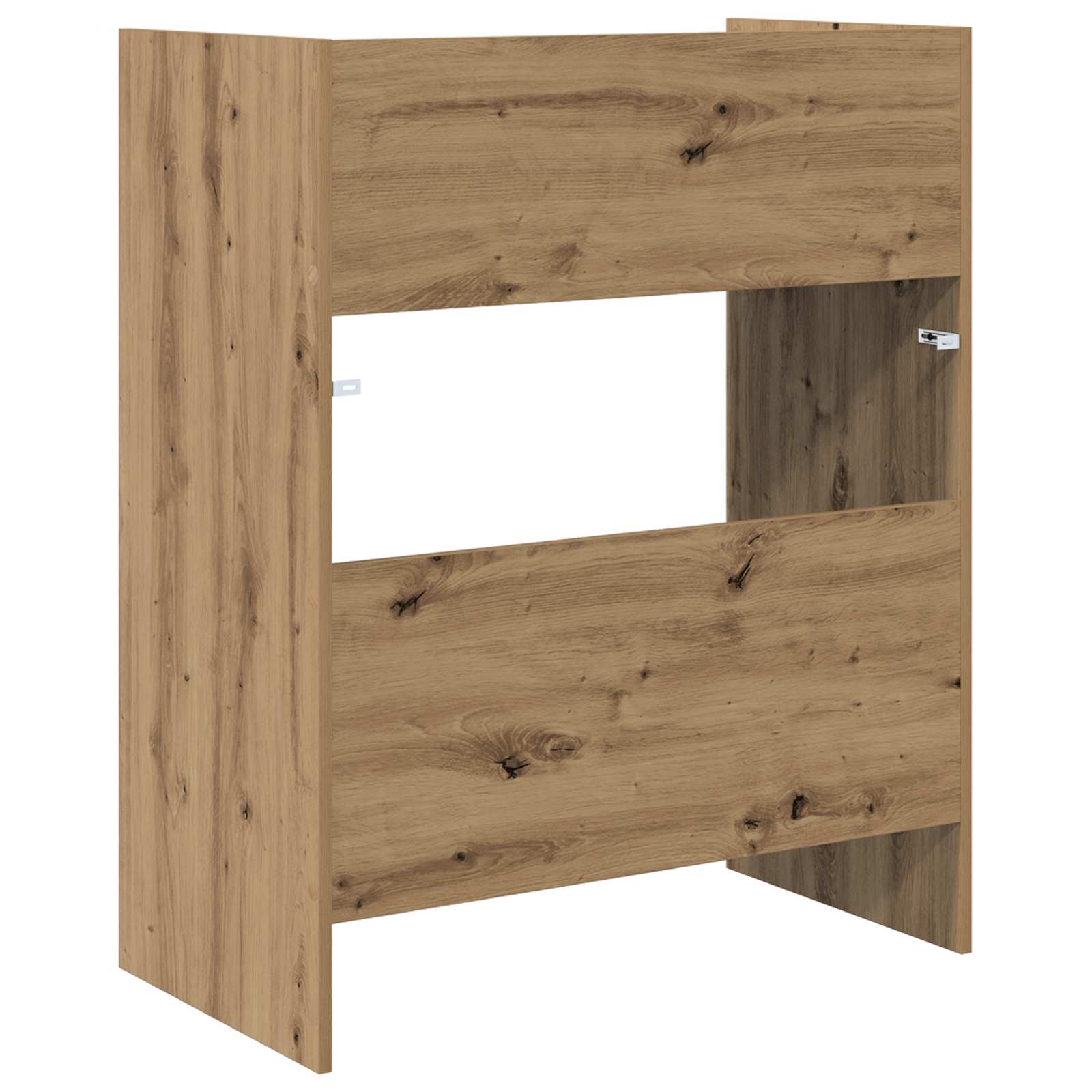 vidaXL DJ Table Artisan Oak 102 x 45 x 102 cm Engineered Wood 6