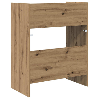 vidaXL DJ Table Artisan Oak 102 x 45 x 102 cm Engineered Wood 6