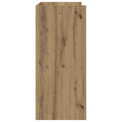 vidaXL DJ Table Artisan Oak 102 x 45 x 102 cm Engineered Wood 5
