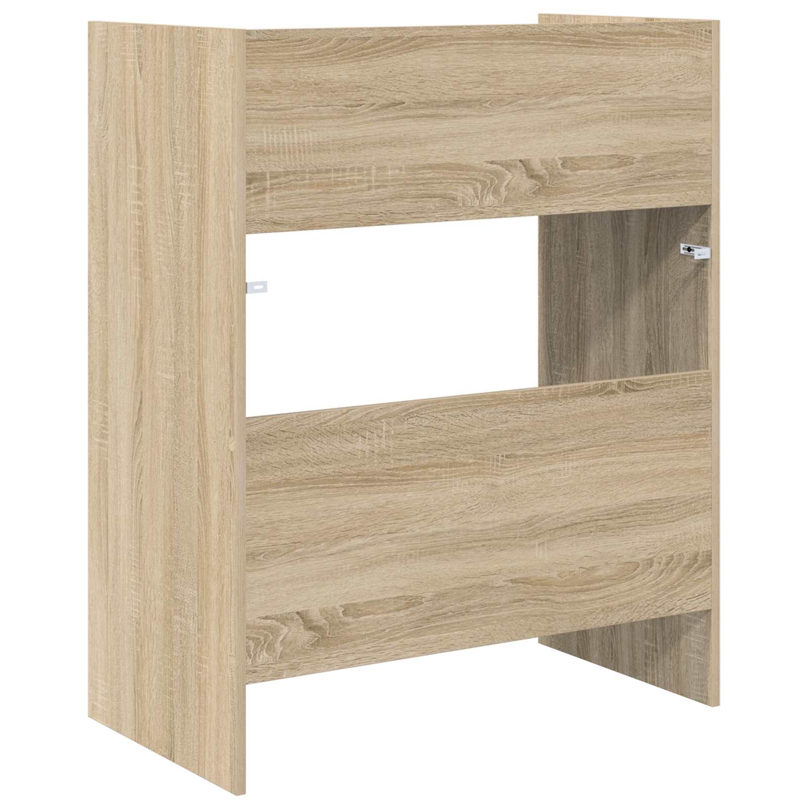 vidaXL DJ Table Sonoma Oak 82 x 45 x 102 cm Engineered Wood 6