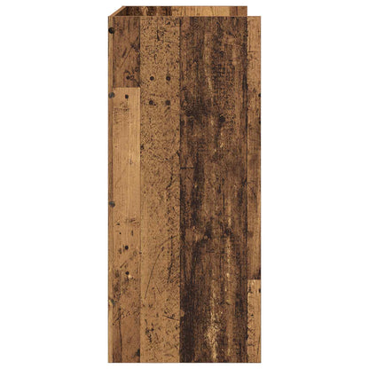 vidaXL DJ Table Oak Wood 82 x 45 x 102 cm Engineered Wood 5