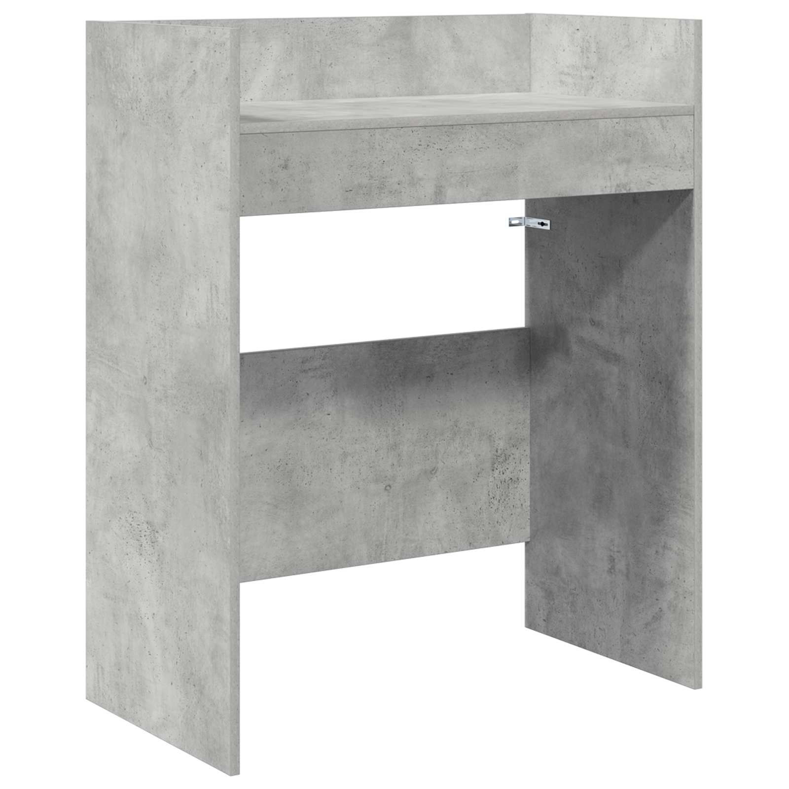 vidaXL DJ Table Concrete Grey 62 x 45 x 102 cm Engineered Wood 2