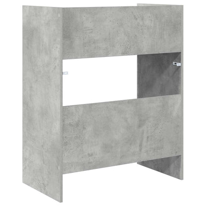 vidaXL DJ Table Concrete Grey 62 x 45 x 102 cm Engineered Wood 6