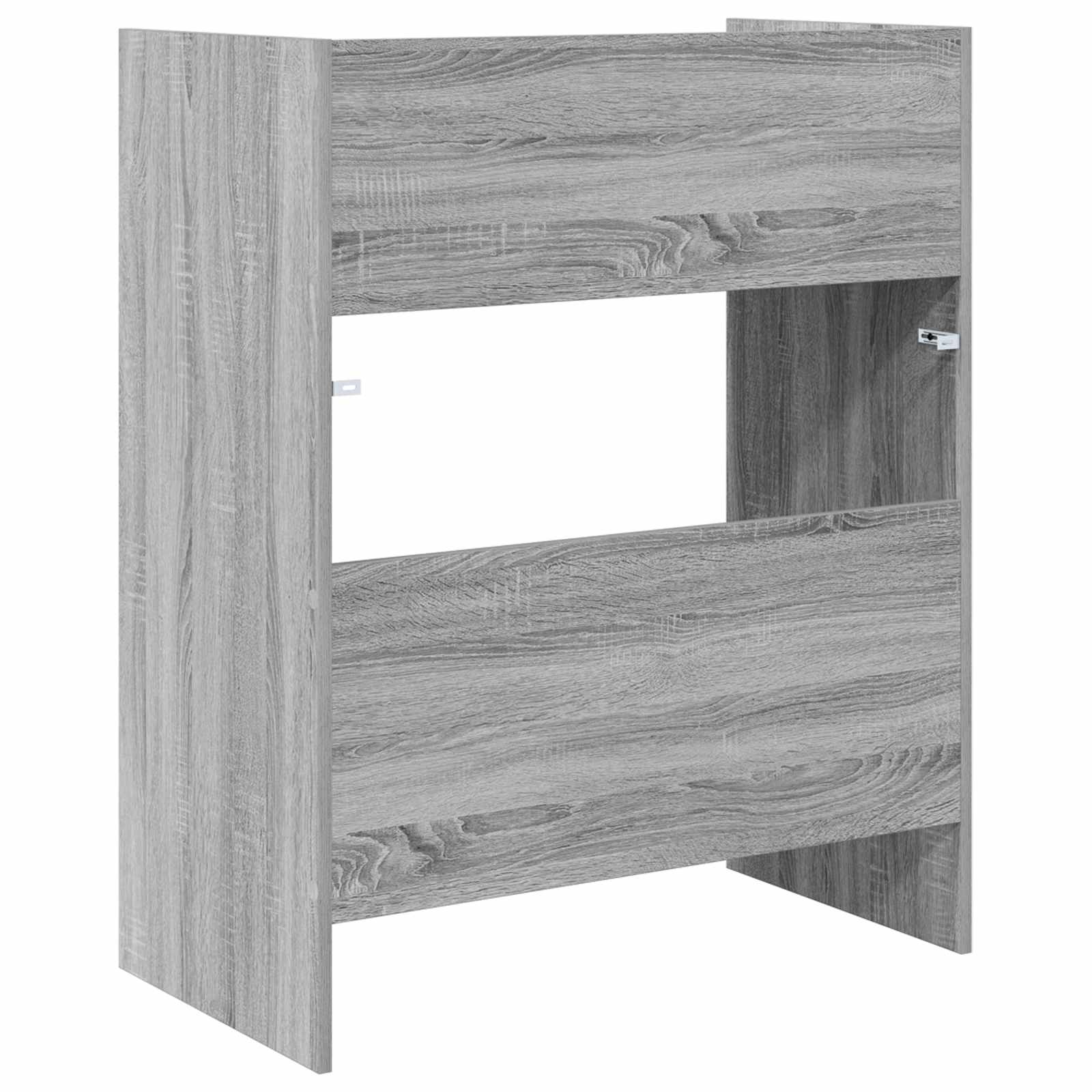 vidaXL DJ Table Grey Sonoma 62 x 45 x 102 cm Engineered Wood 6
