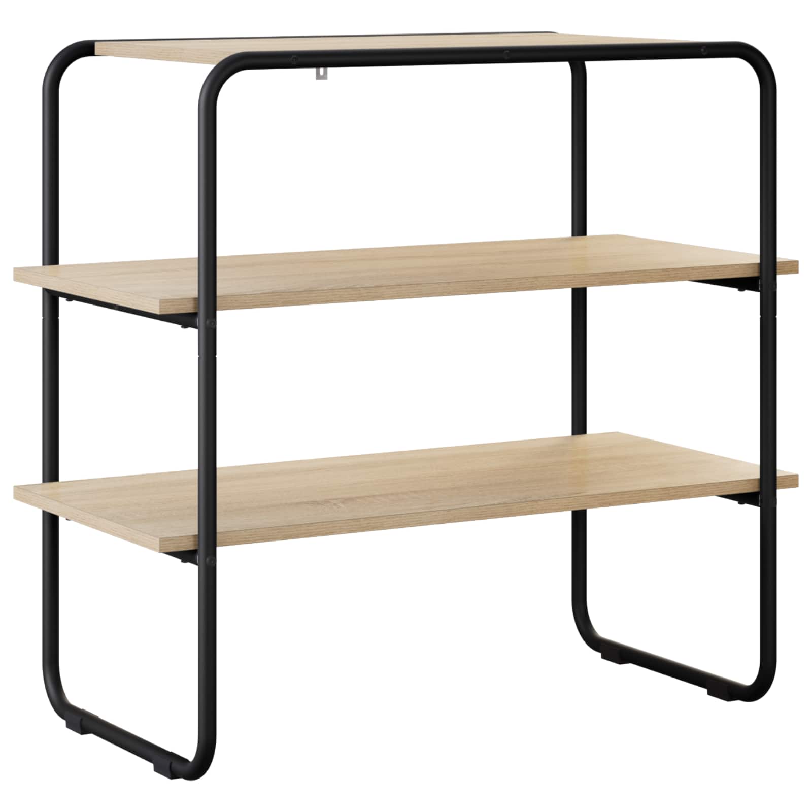 vidaXL Console Table Sonoma Oak 80 x 41 x 75 cm Engineered Wood 2