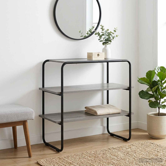 vidaXL Console Table Grey Sonoma 80 x 41 x 75 cm Engineered Wood 1