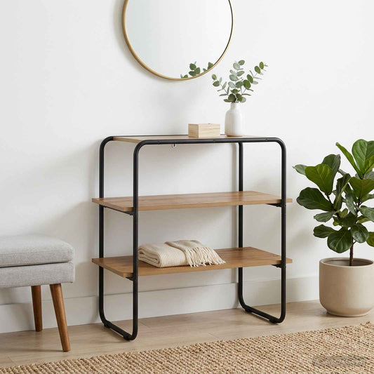 vidaXL Console Table Artisan Oak 80 x 41 x 75 cm Engineered Wood 1