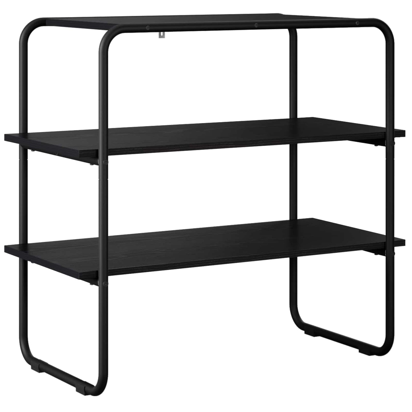 vidaXL Console Table Black Oak 100 x 41 x 75 cm Engineered Wood 2