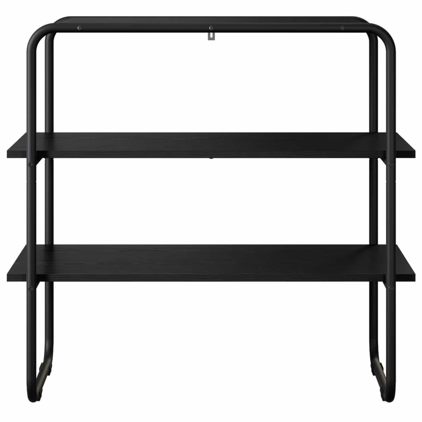 vidaXL Console Table Black Oak 100 x 41 x 75 cm Engineered Wood 4